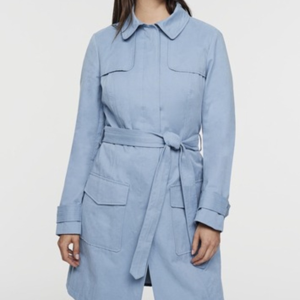 Long Tall Sally Belted Trench Coat